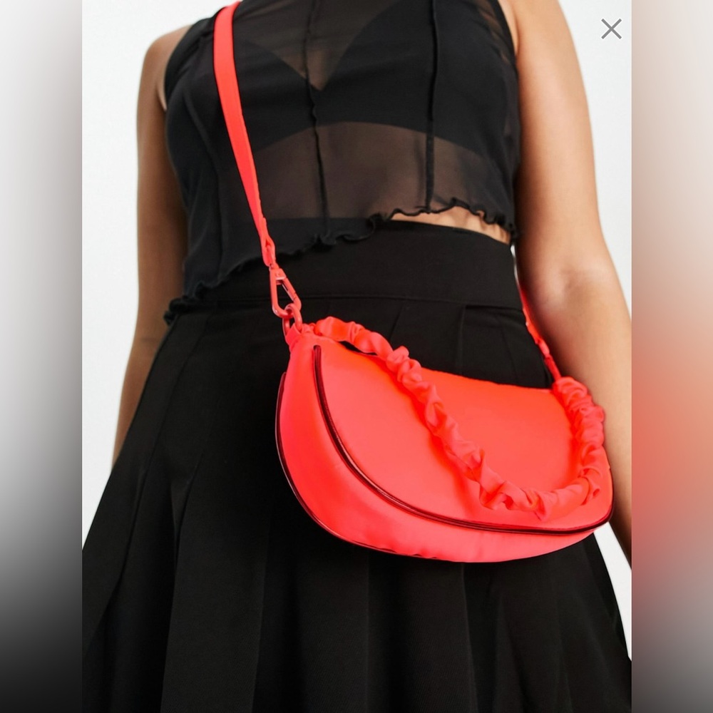 Brand new small bag neon orange crossbody